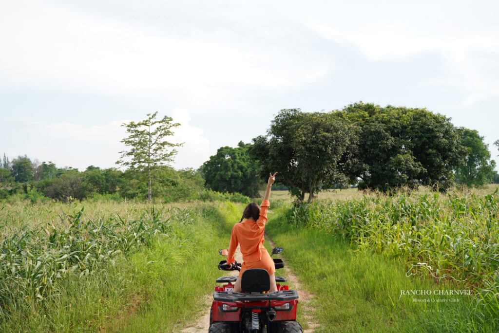 ATV Tour ที่แรนโช ชาญวีร์ รีสอร์ท แอนด์ คันทรีคลับ เขาใหญ่