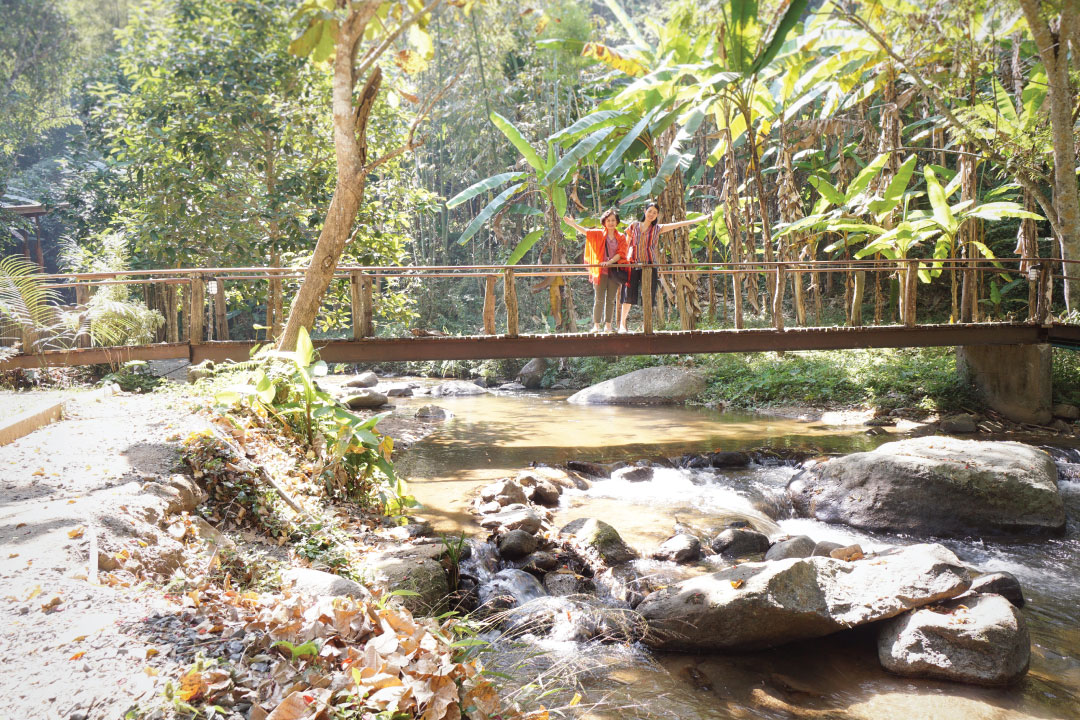 ที่พักธรรมชาติในผาน้ำลอด