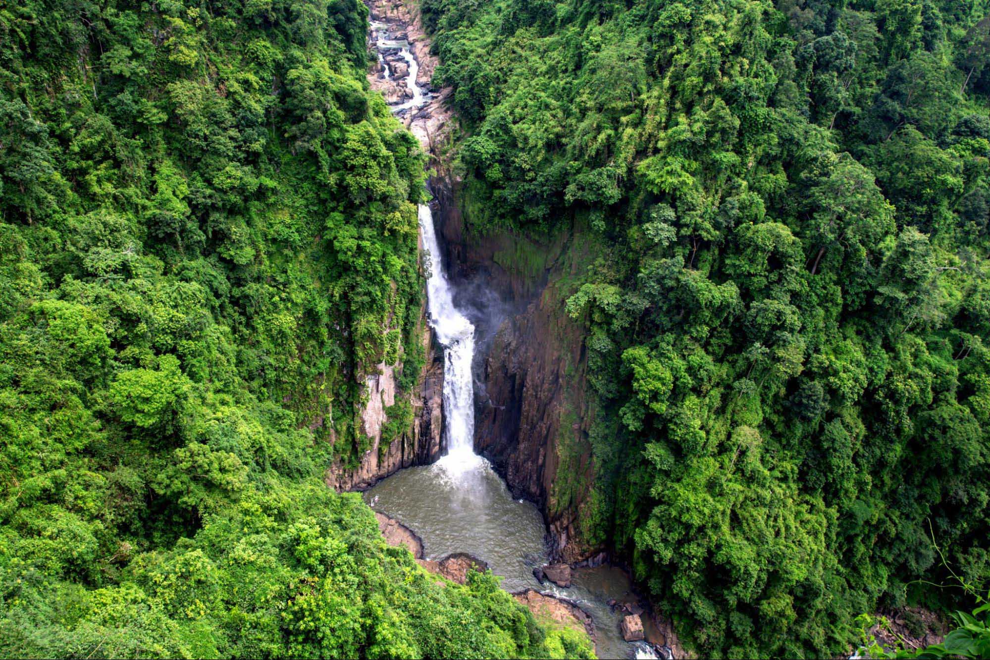 Embrace the Scenic View at Haew Narok Waterfall