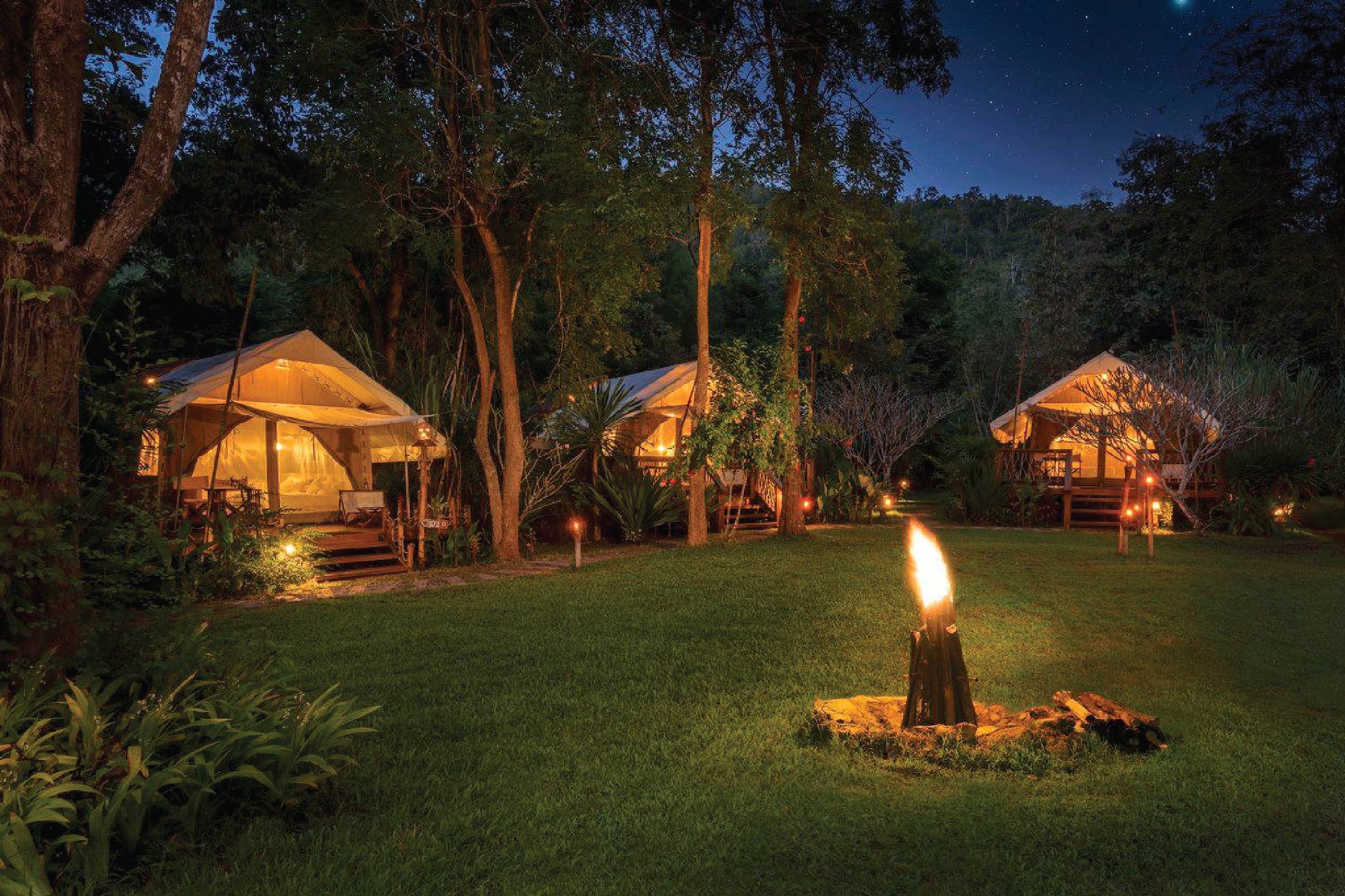 Hintok River Camp at Hellfire Pass