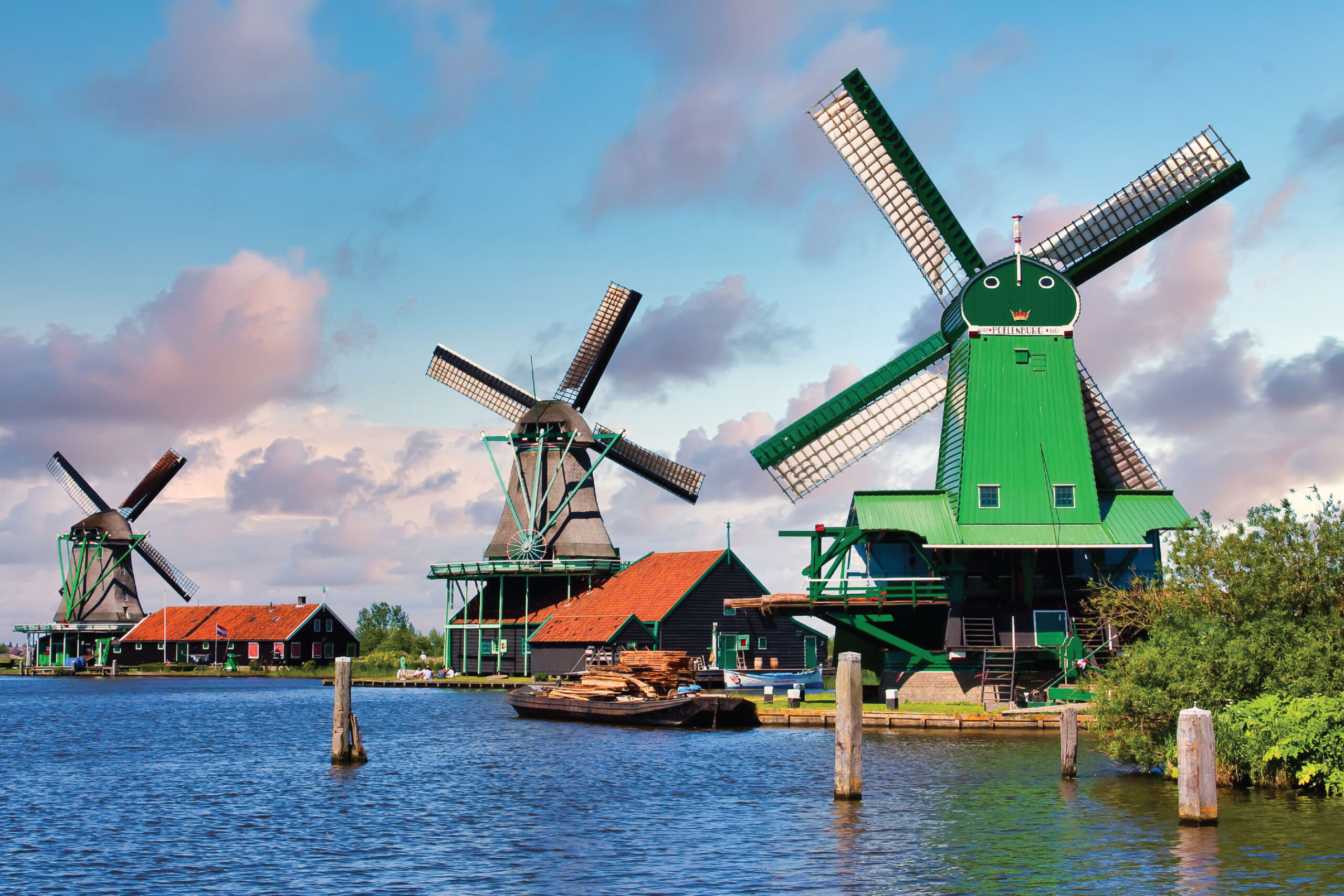 หมู่บ้านกังหันลมโบราณ (Zaanse Schans)