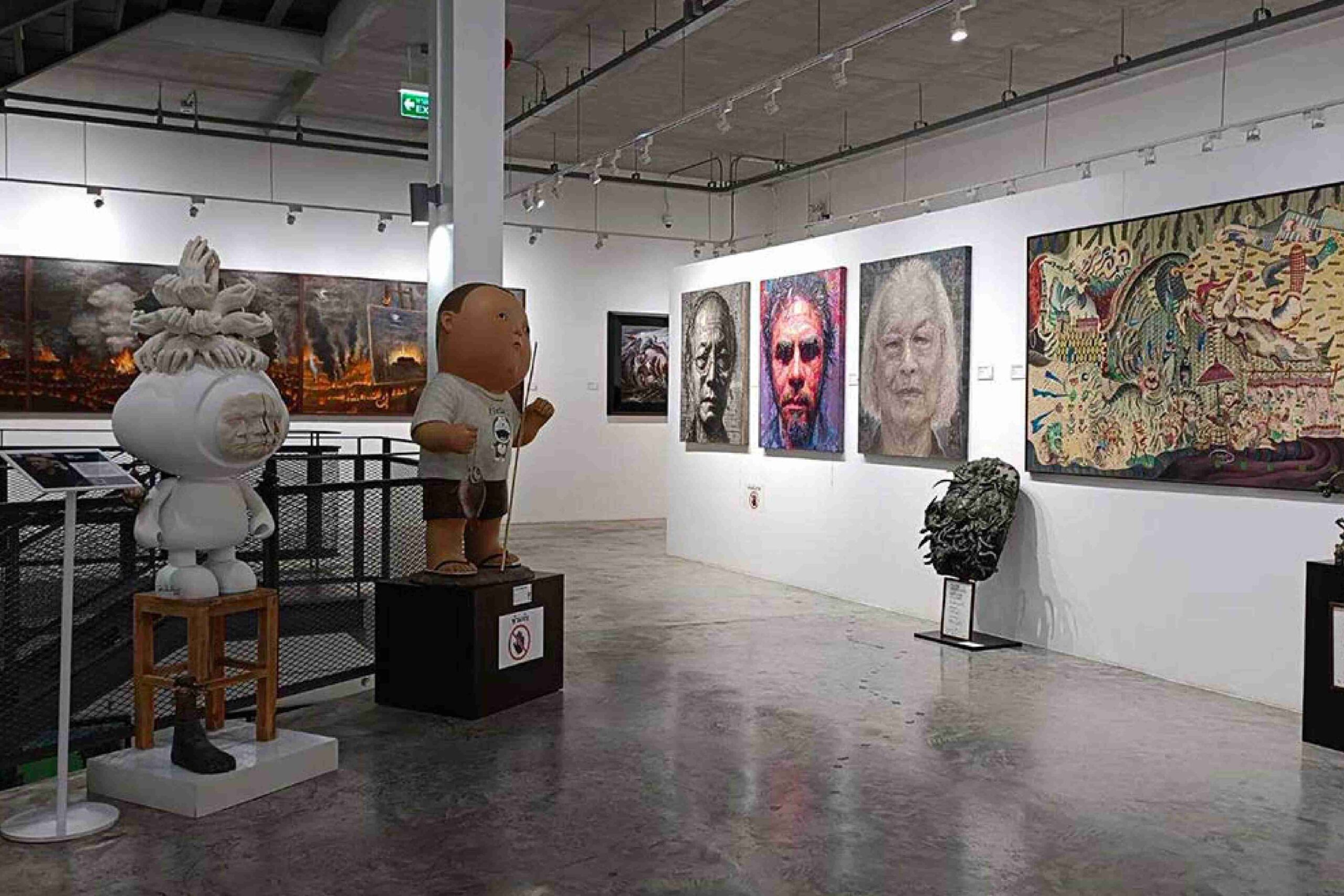 Art exhibition zone