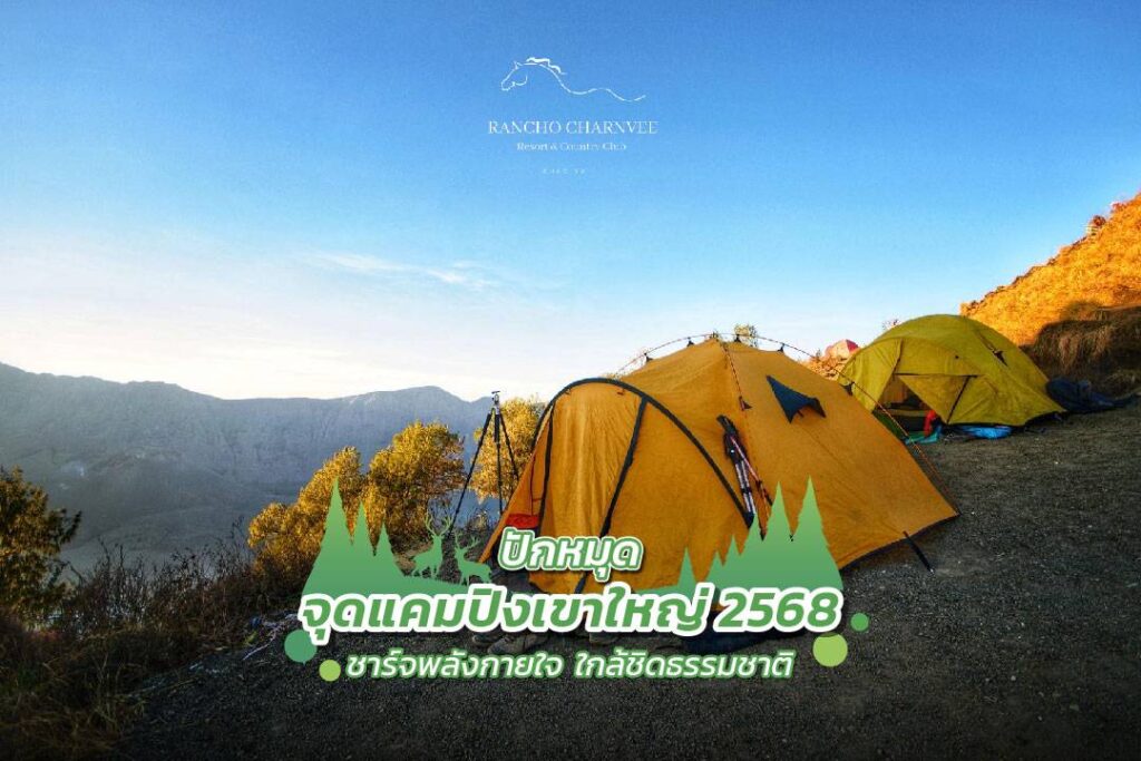 ปักหมุดจุดแคมปิงเขาใหญ่ 2568 ชาร์จพลังกายใจ ใกล้ชิดธรรมชาติ